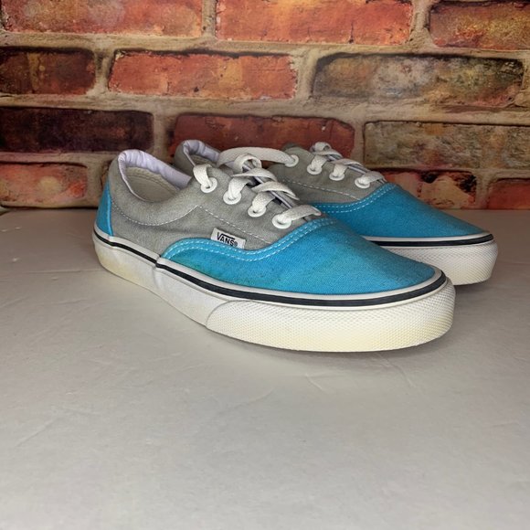 Vans Classic Sport Era low-top Sneakers in Grey & Teal - Men Size 5/Women 6.5 - Picture 5 of 5